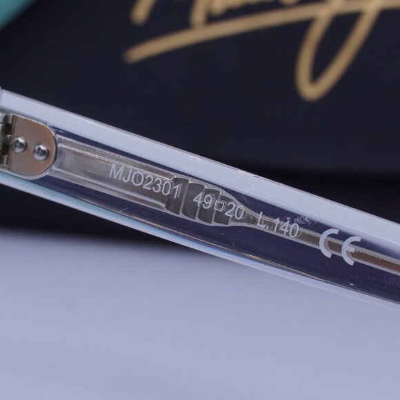 Maui Jim MJO2301 05 Square Eyeglasses - Transparent 49mm - Picture 8 of 10